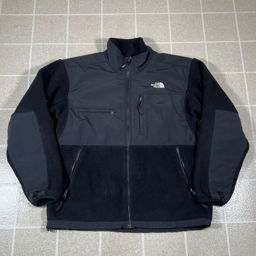 Vintage The North Face Denali Jacket Mens Size L Black Fleece Full Zip Outdoors